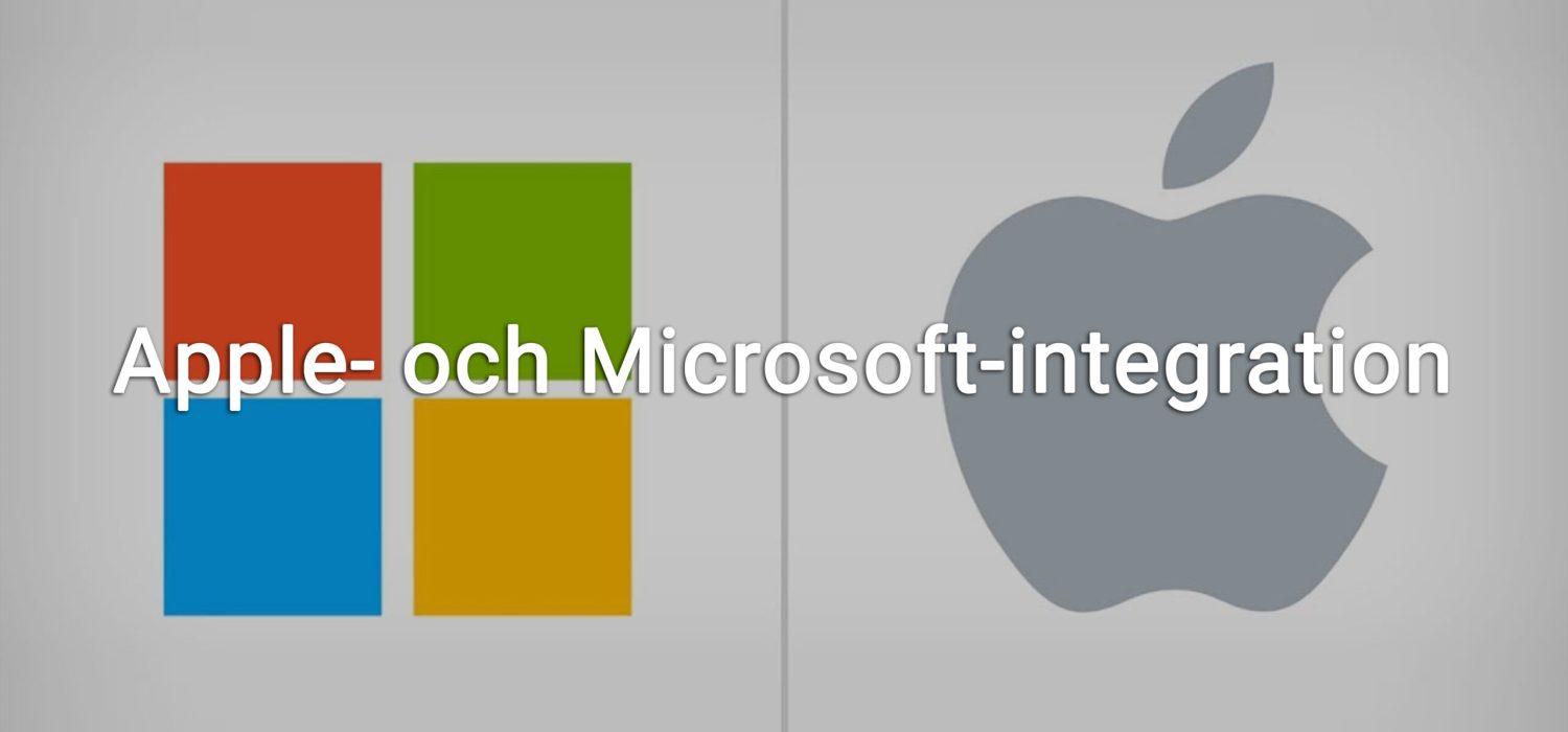 Microsoft och Apple Integration
